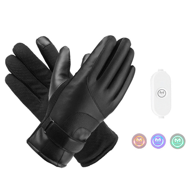 Heating Gloves For Four-gear Temperature-regulating Electric Vehicle