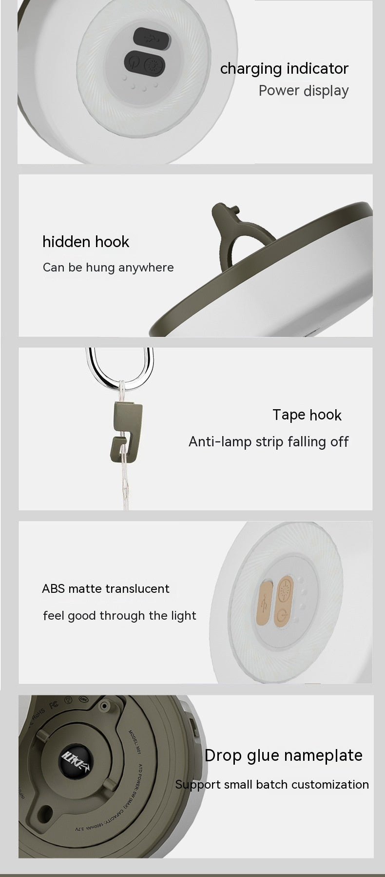 Outdoor Tape Measure Light Portable And Retractable