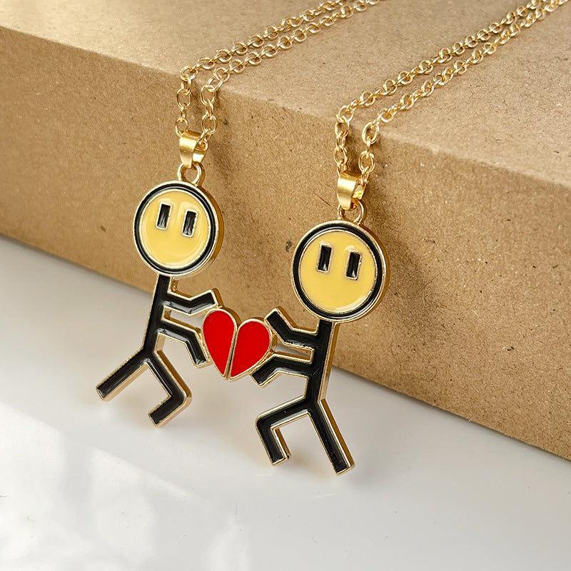 Fashion Personality Cartoon Love Necklace