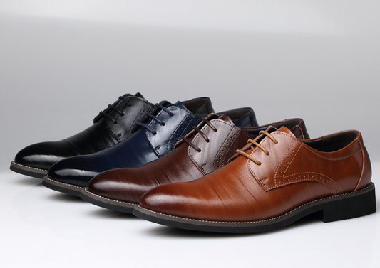 stylish men's leather shoes.