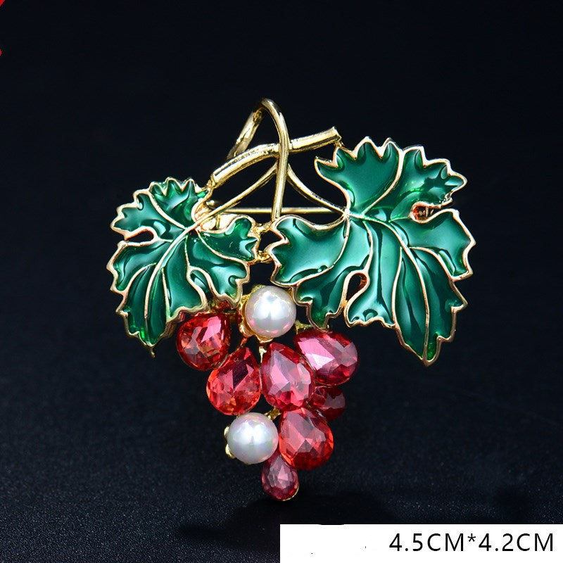 Lotus flower brooch temperament retro pin brooch