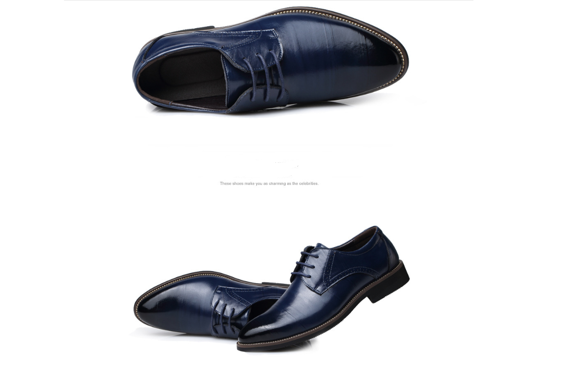 stylish men's leather shoes.