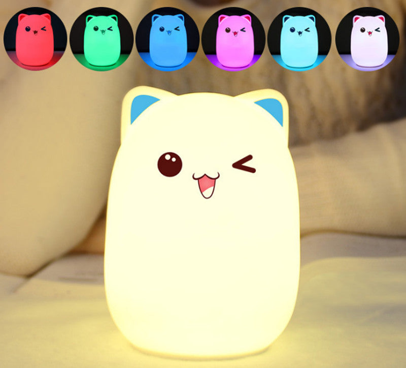 Cartoon Silicone Clapping Lamp