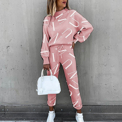 Two-Piece Trouser Suit Sportswear Set for women