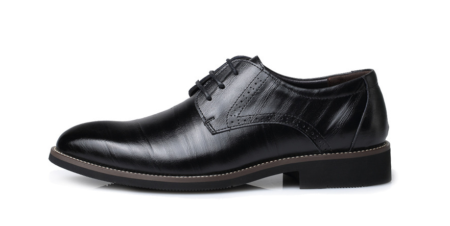 stylish men's leather shoes.