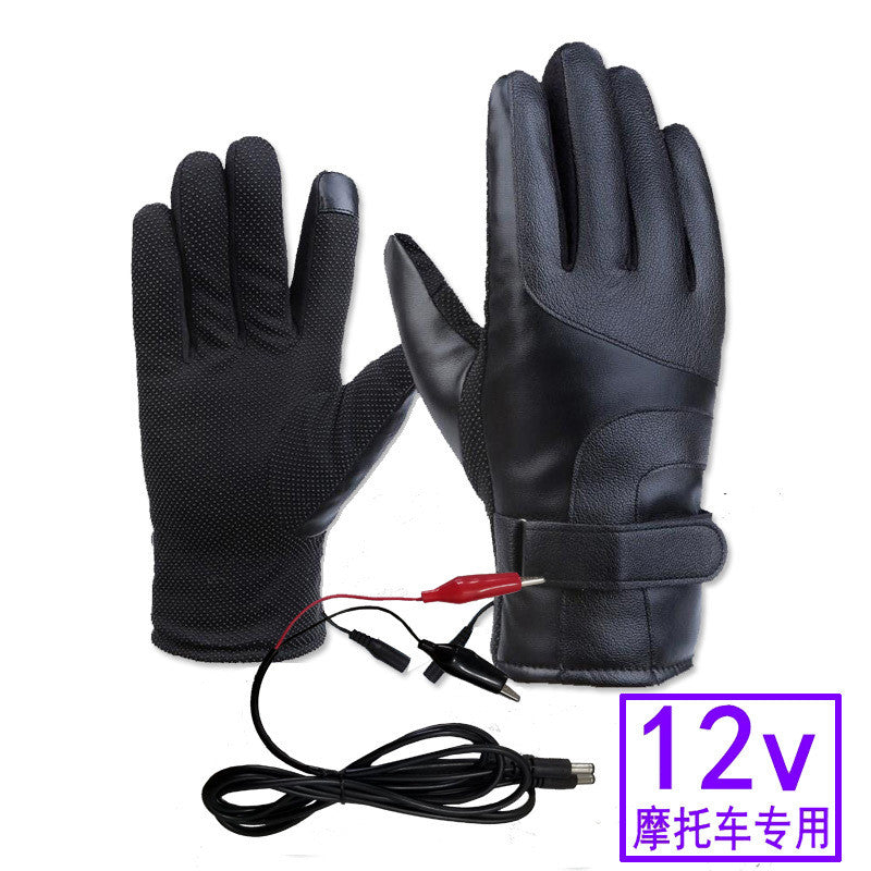 Heating Gloves For Four-gear Temperature-regulating Electric Vehicle