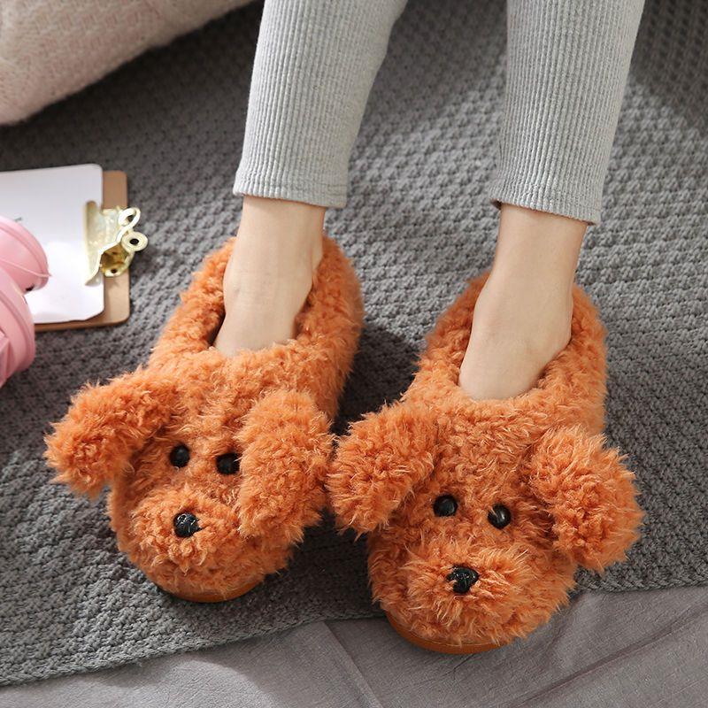 Dog Plush Slippers