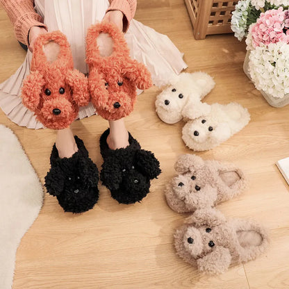 Dog Plush Slippers