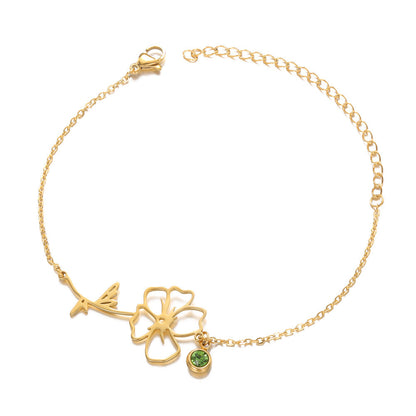 December Flower Bracelet Women's All-match