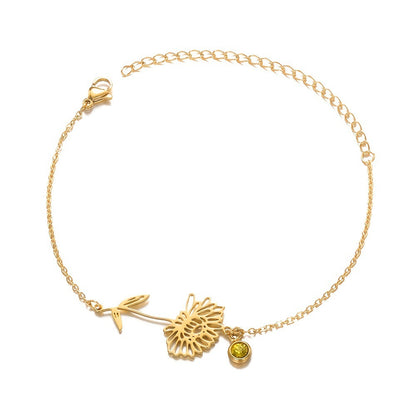 December Flower Bracelet Women's All-match