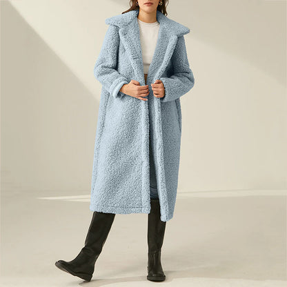 Single-Breasted Woolen Coat