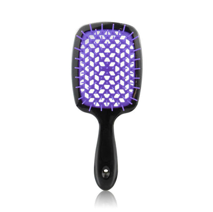 Square Hollow Comb Color Stitching Massage