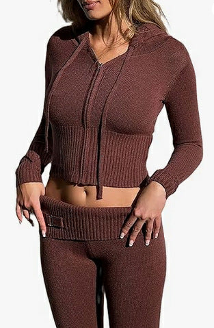 Knitted Hooded Suit