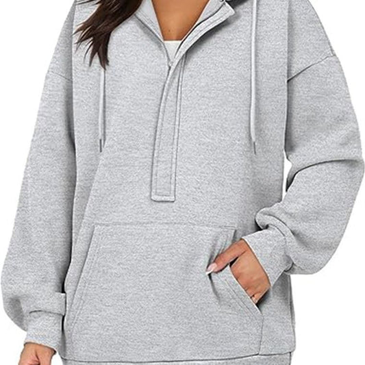 Women's Solid Color All-match Hoodie