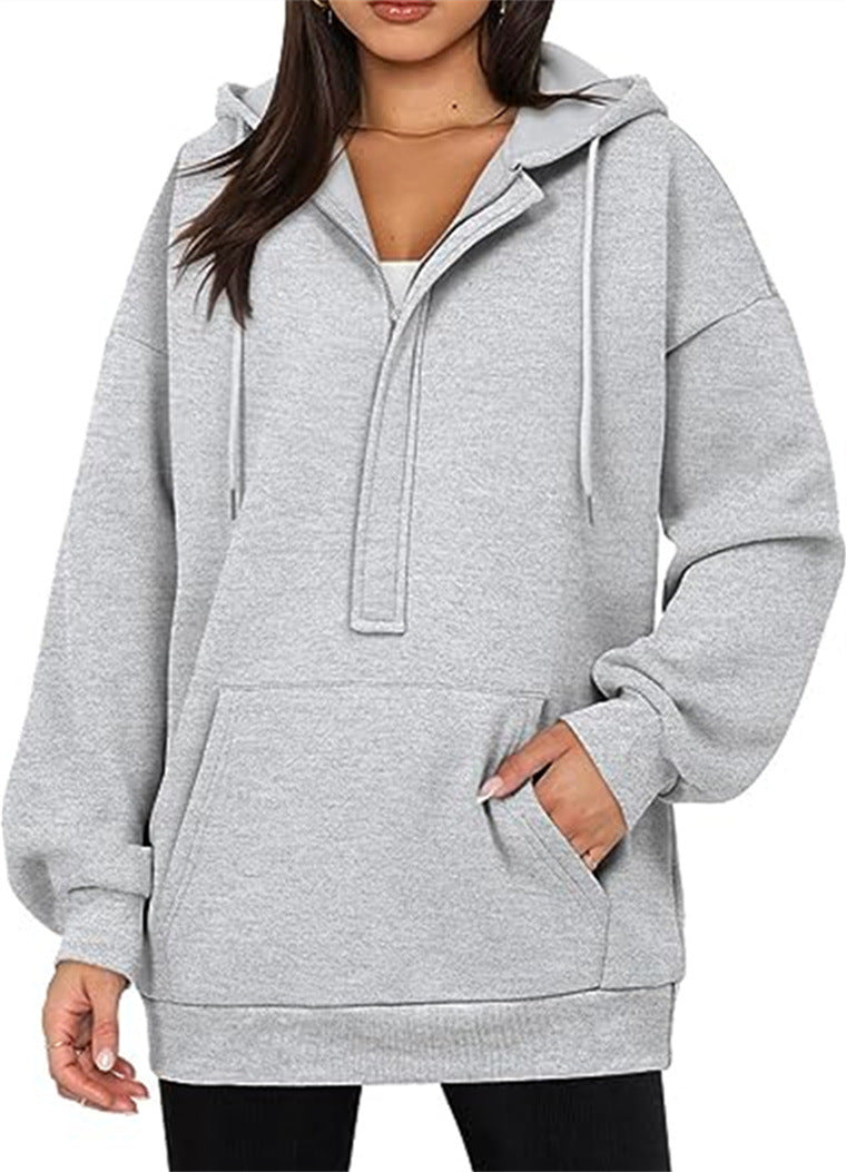 Women's Solid Color All-match Hoodie