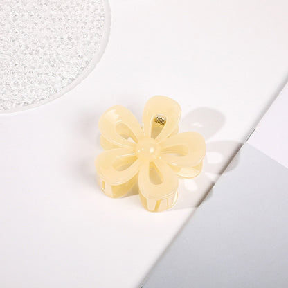 Korean Flower Claw Clips