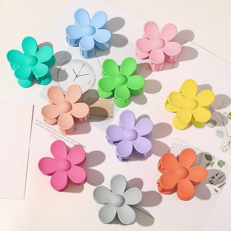 Korean Flower Claw Clips