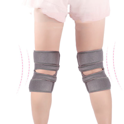 Sports Knee Pads With Adjustable Silicone Spring Loaded Support