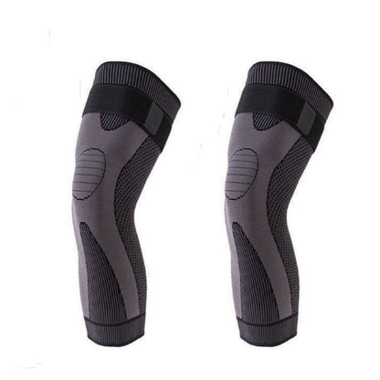 Men's And Women's Knitted Riding Long Lace Up Knee Pads