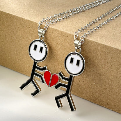 Fashion Personality Cartoon Love Necklace