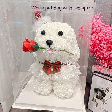 Rose Dog Ornaments