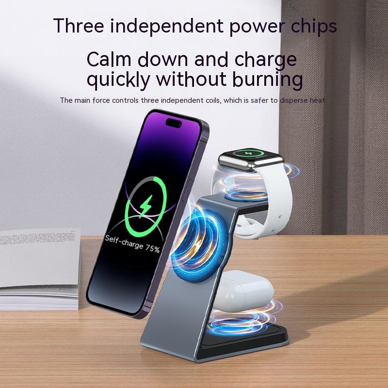 Three-in-one Magnetic Wireless Charger