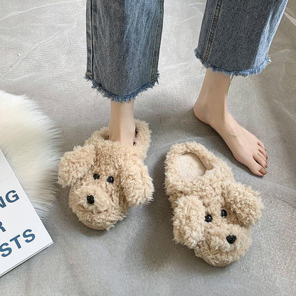 Dog Plush Slippers