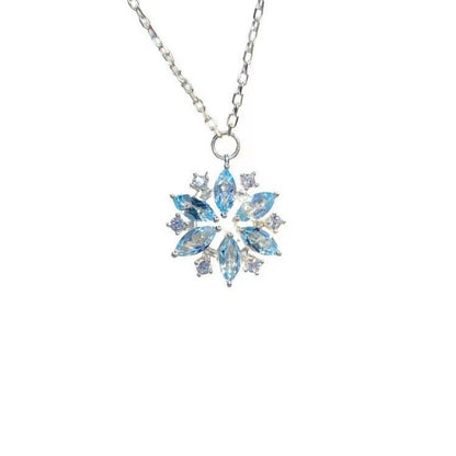 Snowflake Rhinestone Necklace