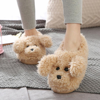 Dog Plush Slippers