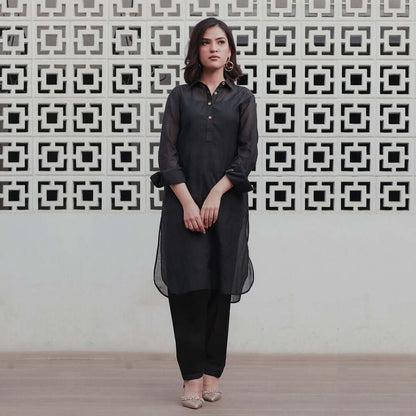 Premium Lawn Shalwar Kameez | Black Net Dress | Wear Black Dresses